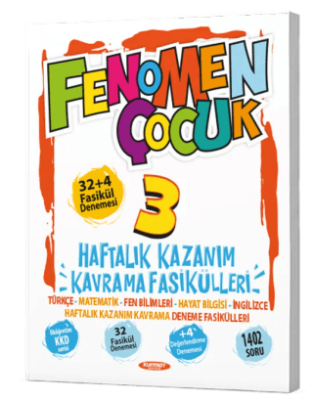 Fenomen Yayınları 3. Sınıf Haftalık Kazanım Kavrama Fasikülleri - 1