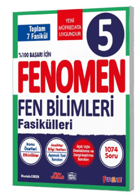 Fenomen Yayınları 5. Sınıf Fen Bilimleri Fasikülleri - 1