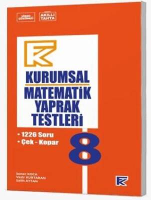 8 Kurumsal Matematik Yaprak Testleri - 1