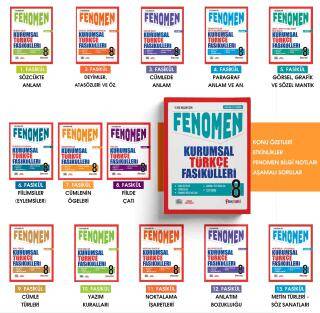 Fenomen Yayınları 8. Sınıf Kurumsal Türkçe Fasikülleri 13 Fasikül - 1