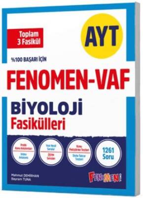 Fenomen Yayınları AYT VAF Biyoloji Fasikülleri Seti - 1