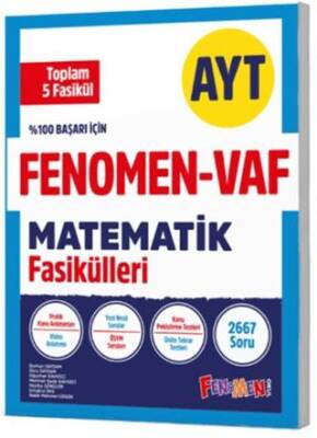 Fenomen Yayınları AYT VAF Matematik Fasikülleri Seti - 1