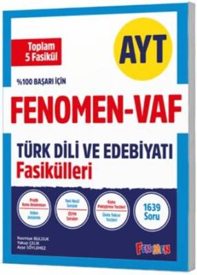 Fenomen Yayınları AYT VAF Türk Dili ve Edebiyatı Fasikülleri Seti - 1
