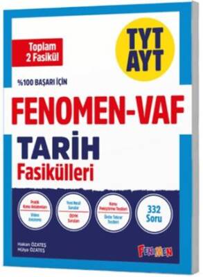 Fenomen Yayınları TYT AYT VAF Tarih Fasikülleri Seti - 1