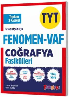 Fenomen Yayınları TYT VAF Coğrafya Fasikülleri Seti - 1
