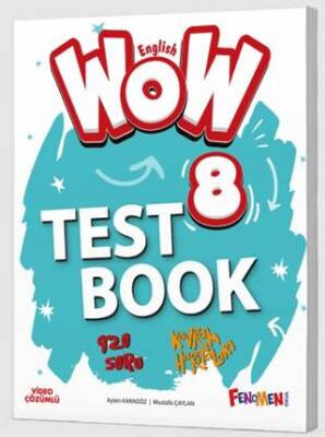 Fenomen Yayınları Wow 8 English Test Book - 1