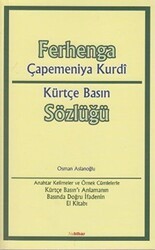 Ferhanga Çapemeniya Kurdi - Kürtçe Basın Sözlüğü - Nubihar Yayınları