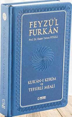 Feyzü`l Furkan Kur`an-ı Kerim ve Tefsirli Meali - Büyük Boy - Ciltli LACİVERT - 1