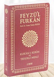 Feyzü`l Furkan Kur`ân-ı Kerîm ve Tefsirli Meali Büyük Boy - Mushaf ve Meal - İNCE CİLT BORDO - Server Yayınları