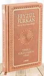 Feyzü`l Furkan Tefsirli Kur`an-ı Kerim Meali Sempatik Cep Boy - Tefsirli Meal - Ciltli - Taba - Server Yayınları