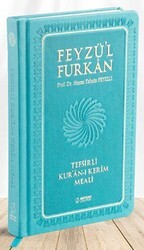 Feyzü`l Furkan Tefsirli Kur`an-ı Kerim Meali Büyük Boy - Tefsirli Meal - Ciltli Turkuaz - Server Yayınları