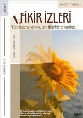 Fikir İzleri Edebiyat Dergisi 3. Sayı - Ağustos 2025 - 1
