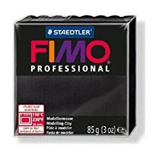 Fimo 8004-9 Modelleme Kili Professional 85G Siyah - 1