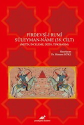 Firdevsi-i Rumi Süleyman-Name 38. Cilt 2 Cilt Takım - Paradigma Akademi Yayınları