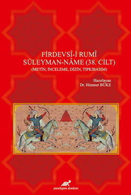 Firdevsi-i Rumi Süleyman-Name 38. Cilt 2 Cilt Takım - 1