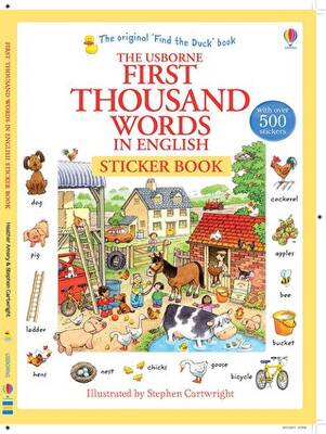 First Thousand Words In English - With Over 500 Stickers - 1