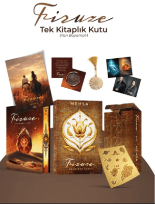 Firuze 1: Kehribar Ateşi – Tek Kitaplık Kutu Yan Boyamalı - 1