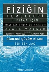 Fiziğin Temelleri 1. Kitap İçin Öğrenci Çözüm Kitabı - Palme Yayıncılık