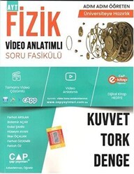 Çap Yayınları Fizik Kuvvet Tork Denge Konu Anlatımlı Soru Bankası - 1