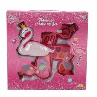Flamingo Şekilli 3 Katlı Makyaj Güzellik Seti - 1