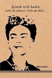 Frida Kahlo 2 Kraft Defter - Aylak Adam Kültür Sanat Yayıncılık