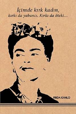 Frida Kahlo 2 Kraft Defter - 1