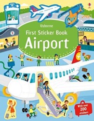 Frist Sticker Book Airport - Usborne