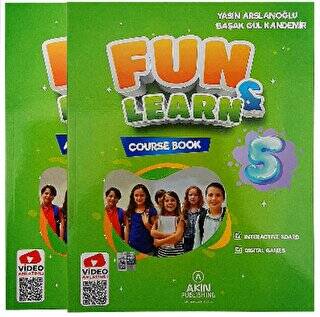 Akın Dil Eğitim Fun and Learn 5 Course Book, Activity Book - 1