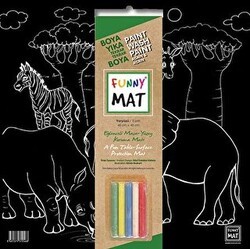Funny Mat Black Yeryüzü - Tebeşirli - Akademi Çocuk