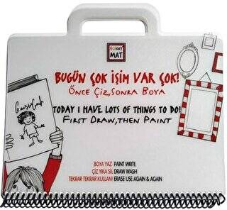 Funny Mat Mini Set-Bugün Çok İşim Var Çok! - 1