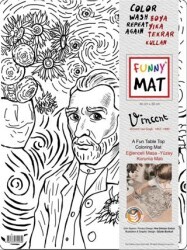 Funny Mat Vincent Van Gogh - Akademi Çocuk