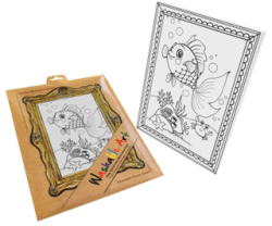 Funny Mat - Washable Art - Balık - Akademi Çocuk