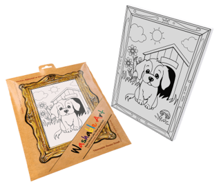 Funny Mat - Washable Art - Köpek - 1