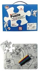 Funny Mat Washable Puzzle - Korsan Adası - Akademi Çocuk