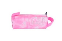 Gap Kids Tek Bölme Oval Kalem Çantası 13383 Pembe Batik Desen - Gap