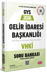 Gelir İdaresi Başkanlığı VHKİ GYS Soru Bankası Karekod Çözümlü - Data Yayınları