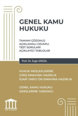 Genel Kamu Hukuku - Hukuk Mesleklerine Giriş Sınavlarına Hazırlık - 1