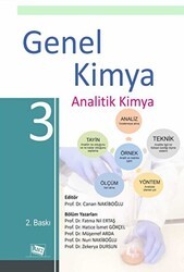 Genel Kimya 3 Analitik Kimya - Anı Yayıncılık