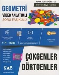 Geometri Video Anlatımlı Çokgenler Dörtgenler Soru Fasikülü - Çap Yayınları
