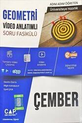 Çap Yayınları Geometri Video Anlatımlı Soru Fasikülü - Çember - Çap Yayınları