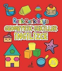 Geometrik Şekiller İngilizce - Renk Renk Boya - Pal Sokağı Yayınları