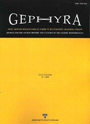 Gephyra Sayı 11 - Volume 11 - 2014 - Gephyra