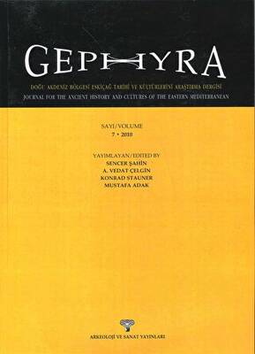 GEPHYRA Sayı 7 - Volume 7 - 2010 - 1