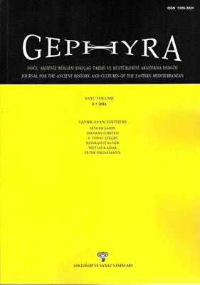 GEPHYRA Sayı 8 - Volume 8 - 2011 - 1