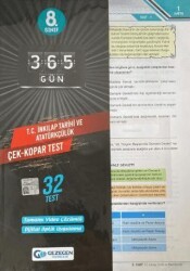 8. Sınıf 365 Gün T.C. İnkılap Tarihi ve Atatürkçülük Yaprak Test - Gezegen Yayıncılık