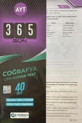 Gezegen Yayıncılık AYT 365 Gün Coğrafya 40 Yaprak Test - 1