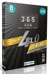 8. Sınıf LGS 1. Dönem 365 Gün 4 Çözümlü Deneme - Gezegen Yayıncılık
