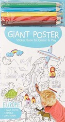 Giant Poster Colouring Book: Europe - Yoyo Books