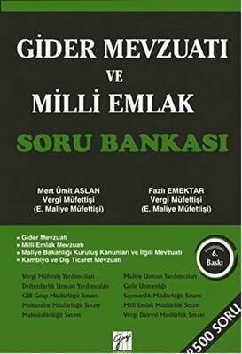 Gider Mevzuatı ve Milli Emlak Soru Bankası - 1