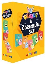 Giligilis ile Öğrenelim Seti - Eğitici Mini Karton Kitap Serisi - Artenino Yayıncılık
